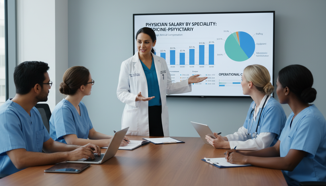 Medicine-psychiatry attending physician leading a multidisciplinary team Medicine-psychiatry attending physician leading a multidisciplinary team - med psych residency for Physician Salary by Specia