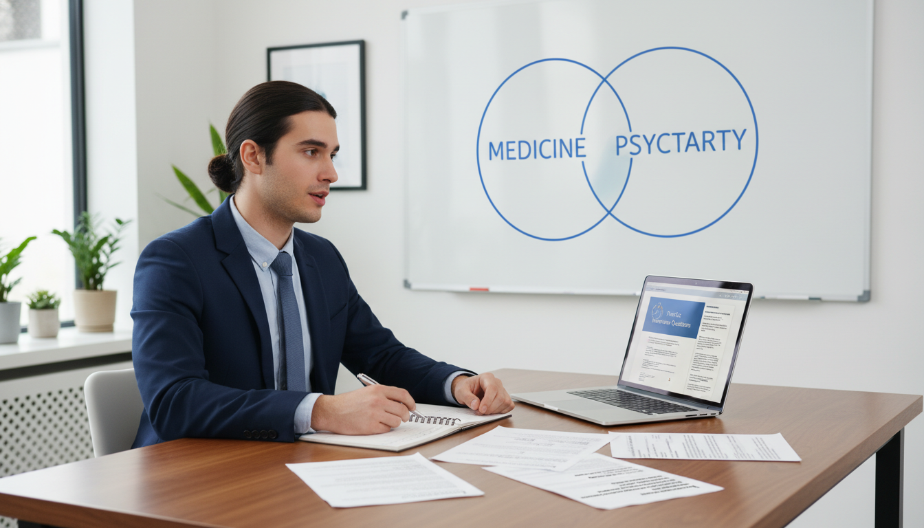 Medical Student Preparing for a Medicine-Psychiatry Interview - med psych residency for Pre-Interview Preparation in Medicine