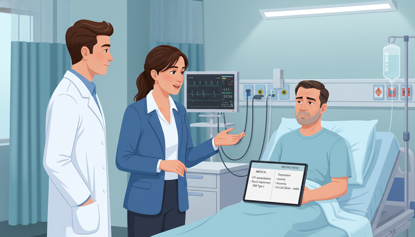 Medical student shadowing in a consult-liaison psychiatry setting - med psych residency for Pre-Med Preparation in Medicine-P