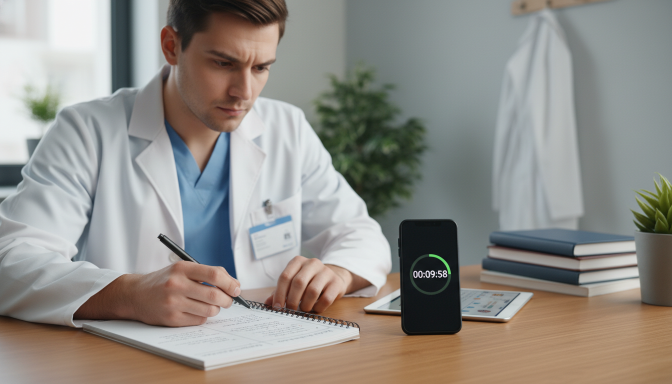 Resident physician weighing SOAP residency offers on a notepad - med psych residency for SOAP Preparation in Medicine-Psychia