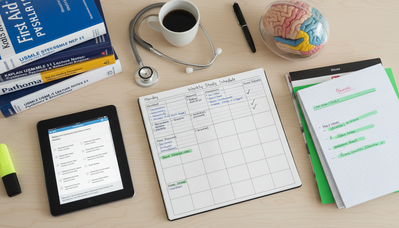 Integrated study plan for USMLE Step 1 focusing on medicine and psychiatry Integrated study plan for USMLE Step 1 focusing on medicine and psychiatry - med psych residency for USMLE Step 1 Preparation