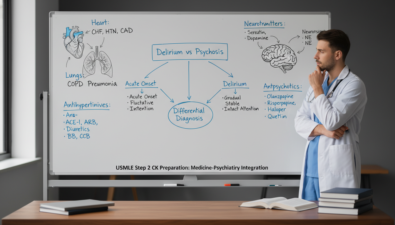 Integrated medicine and psychiatry study board Integrated medicine and psychiatry study board - med psych residency for USMLE Step 2 CK Preparation in Medicine-Psychiatry: