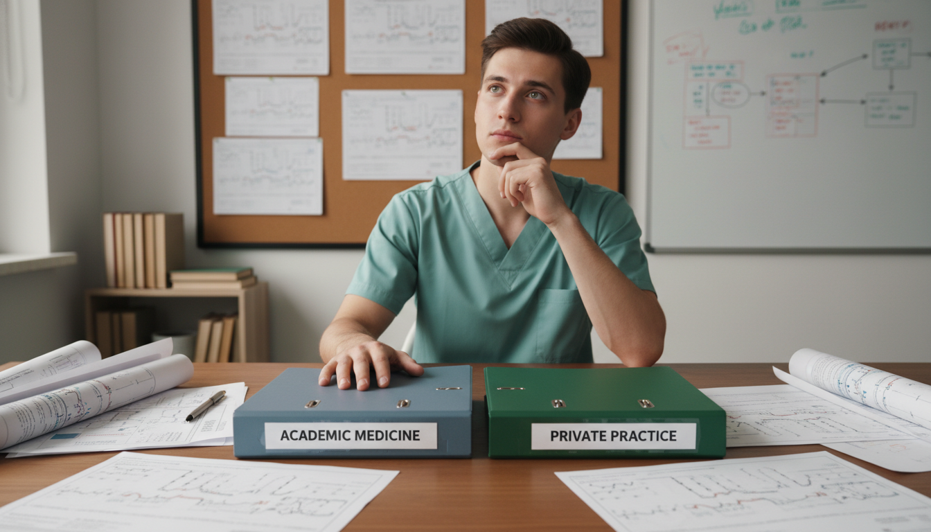 Medical geneticist balancing academic and private practice career choices Medical geneticist balancing academic and private practice career choices - medical genetics residency for Academic vs Privat