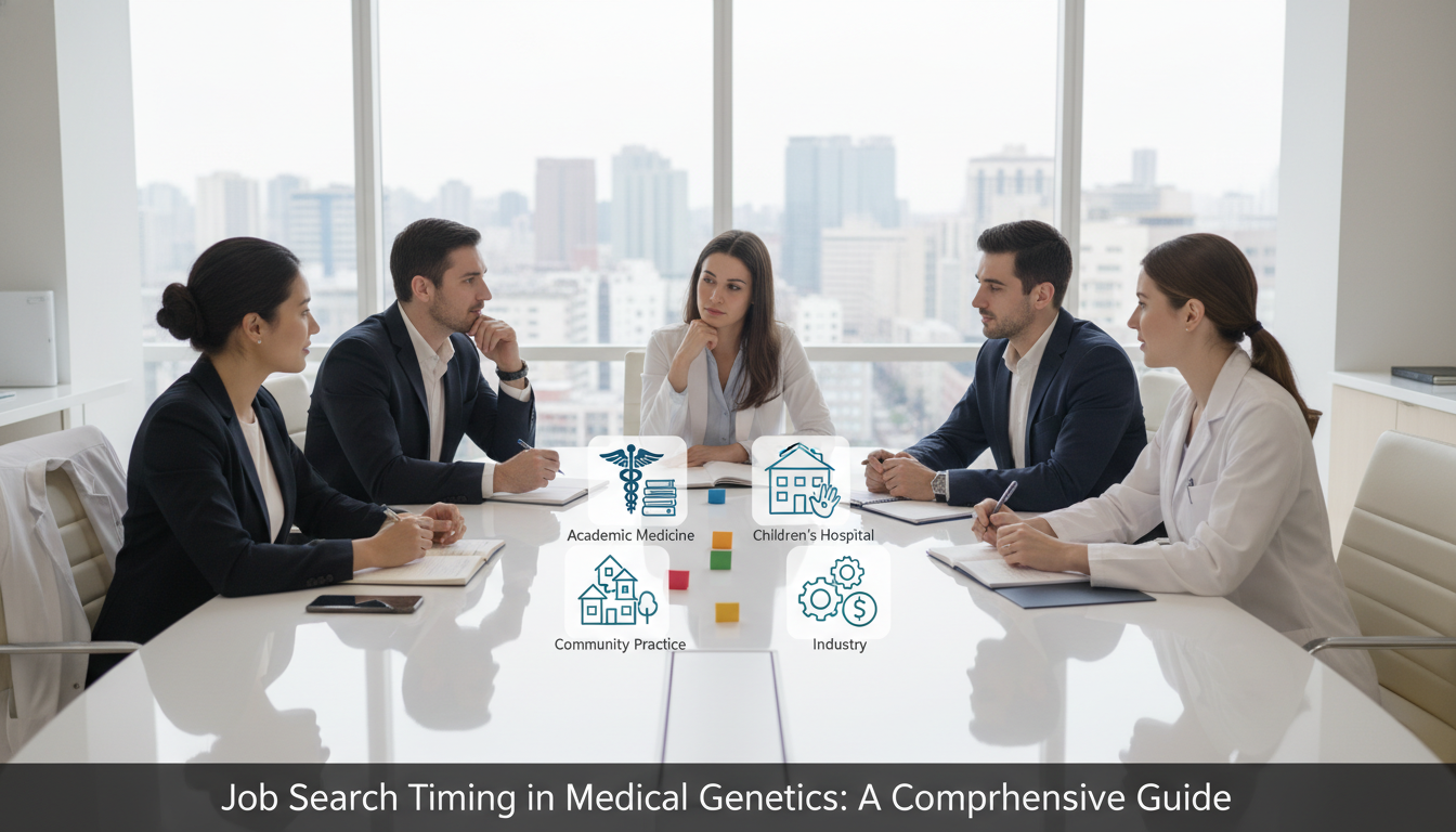 Different career paths in medical genetics Different career paths in medical genetics - medical genetics residency for Job Search Timing in Medical Genetics: A Comprehe