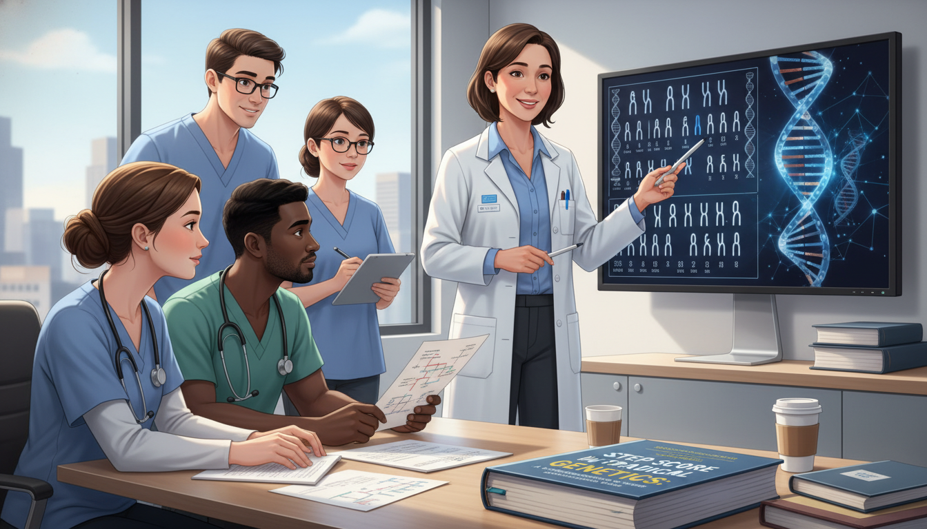 Small group teaching session in a medical genetics clinic - medical genetics residency for Step Score Strategy in Medical Gen