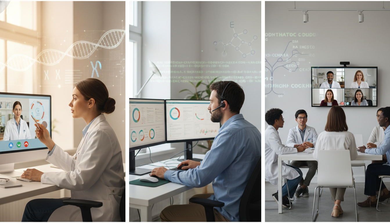 Different telemedicine roles in medical genetics Different telemedicine roles in medical genetics - medical genetics residency for Telemedicine Career Opportunities in Medica