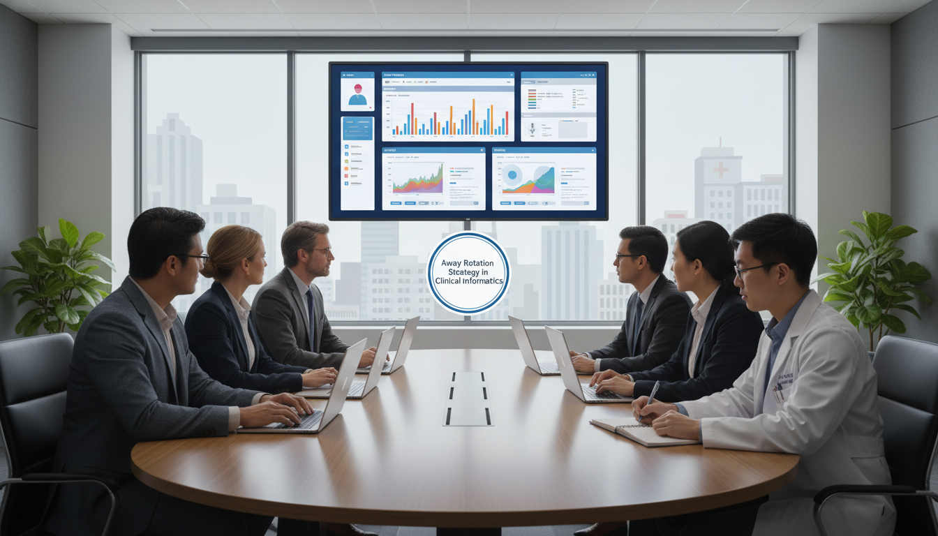 Clinical informatics team collaborating with a medical student Clinical informatics team collaborating with a medical student - clinical informatics fellowship for Away Rotation Strategy i