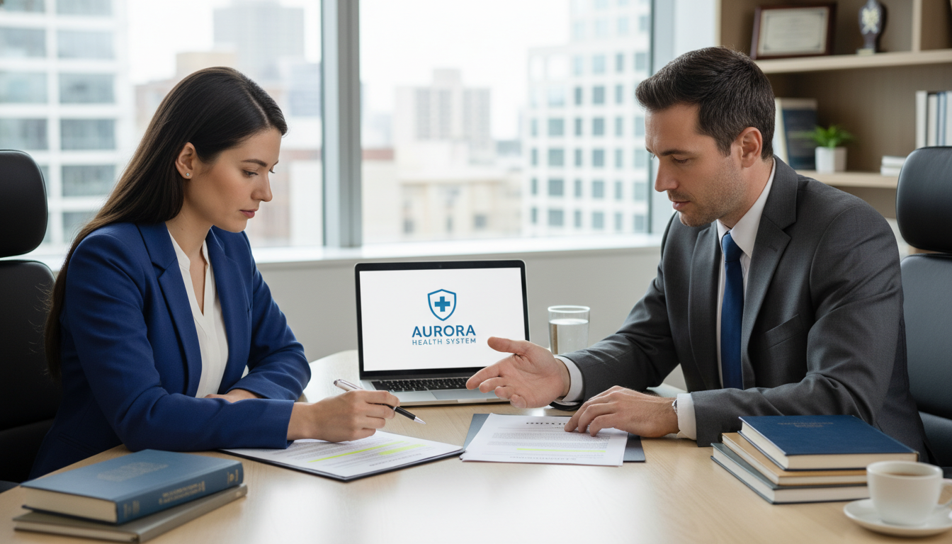 Physician and attorney reviewing employment contract details Physician and attorney reviewing employment contract details - clinical informatics fellowship for Physician Contract Negotia