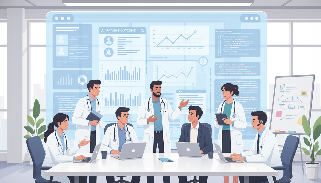 Clinical informatics team collaborating on health IT project Clinical informatics team collaborating on health IT project - clinical informatics fellowship for H-1B Sponsorship Programs