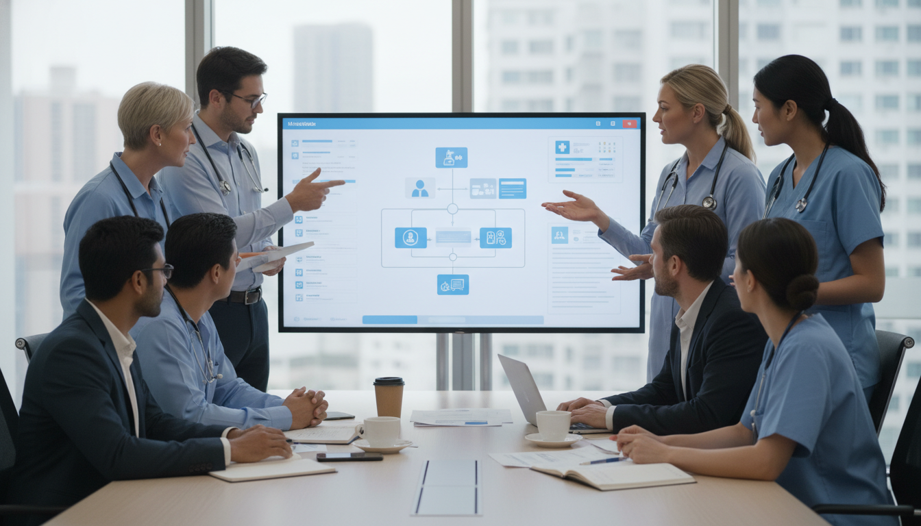 Clinical informatics team in multidisciplinary meeting - clinical informatics fellowship for Common Interview Questions in Cl