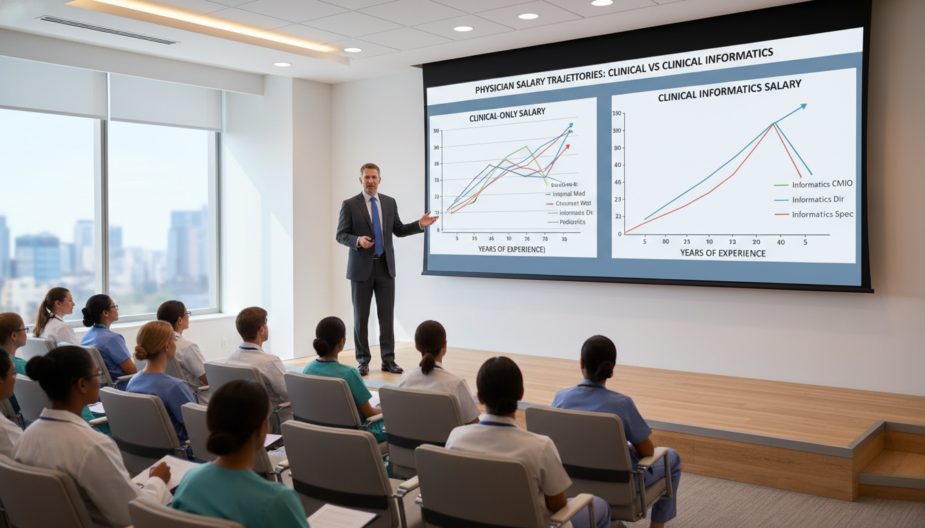 CMIO presenting salary and career data to residents CMIO presenting salary and career data to residents - clinical informatics fellowship for Physician Salary by Specialty in Cl