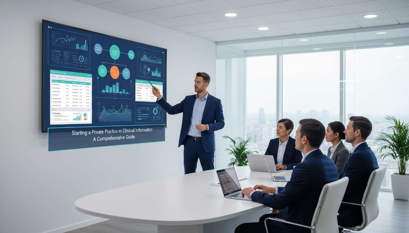 Clinical informatics consultant meeting with hospital IT leaders Clinical informatics consultant meeting with hospital IT leaders - clinical informatics fellowship for Starting a Private Pra