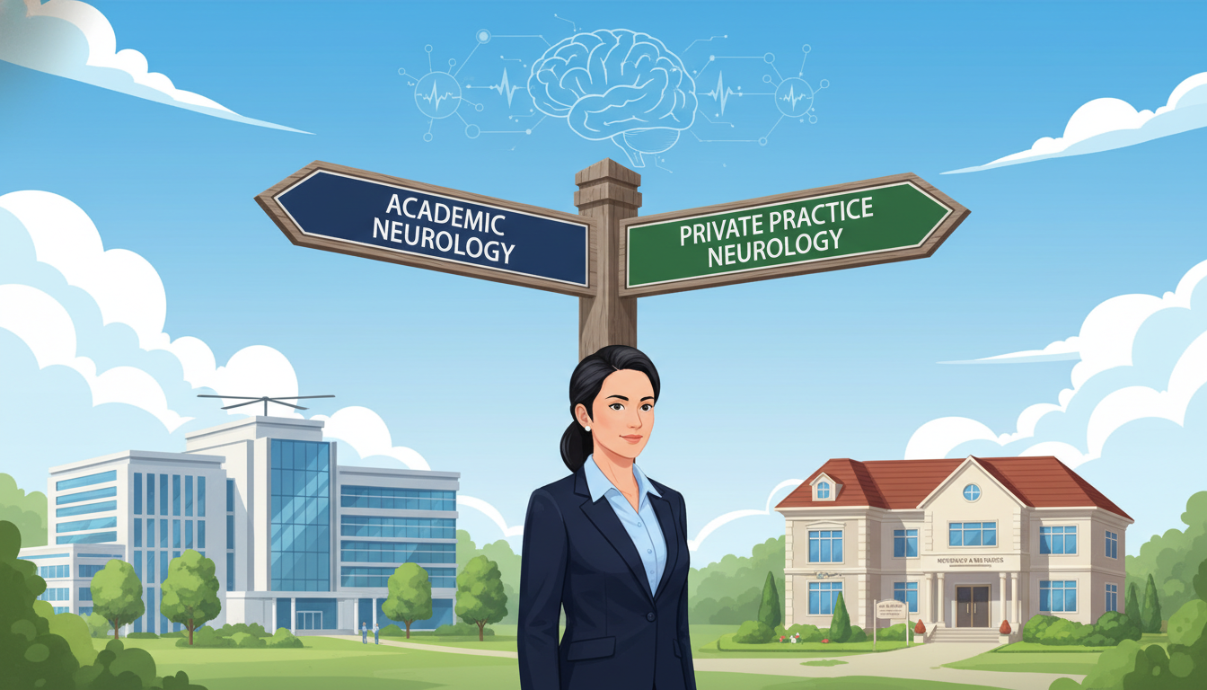 Academic vs Private Practice in Neurology: A Residency Decision Guide