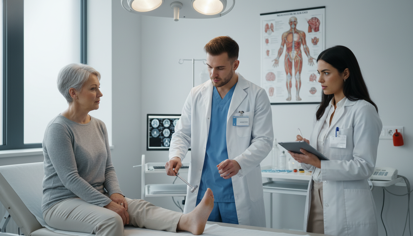 Neurology resident teaching neurologic exam to medical student Neurology resident teaching neurologic exam to medical student - neurology residency for Excelling in Clinical Rotations in N