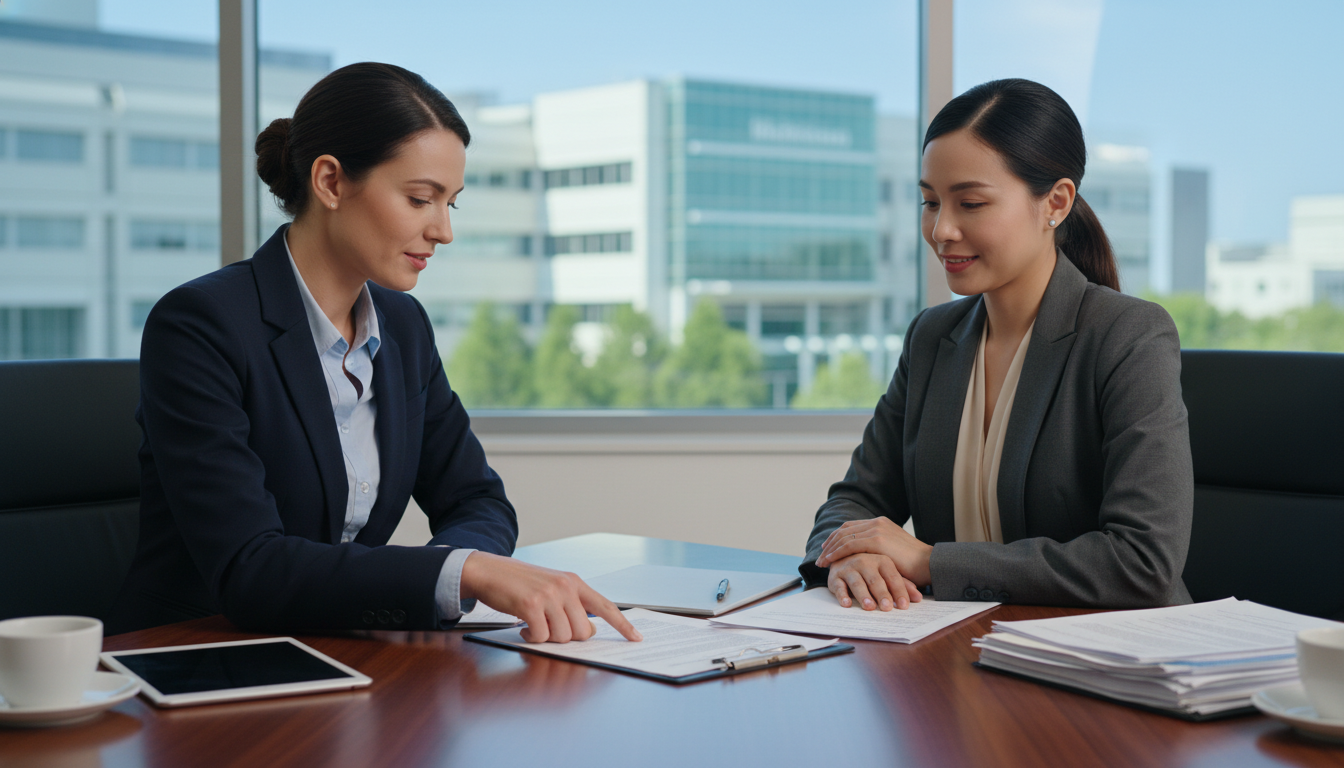 Neurologist confidently discussing contract terms Neurologist confidently discussing contract terms - neurology residency for Physician Contract Negotiation in Neurology: A Co