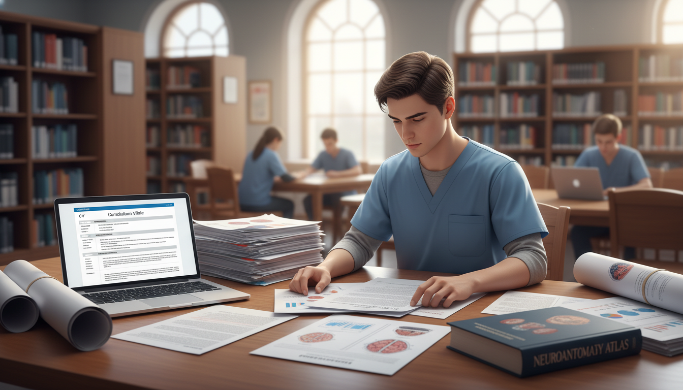 Medical student organizing neurology research documents for CV Medical student organizing neurology research documents for CV - neurology residency for CV Building in Neurology: A Comprehe