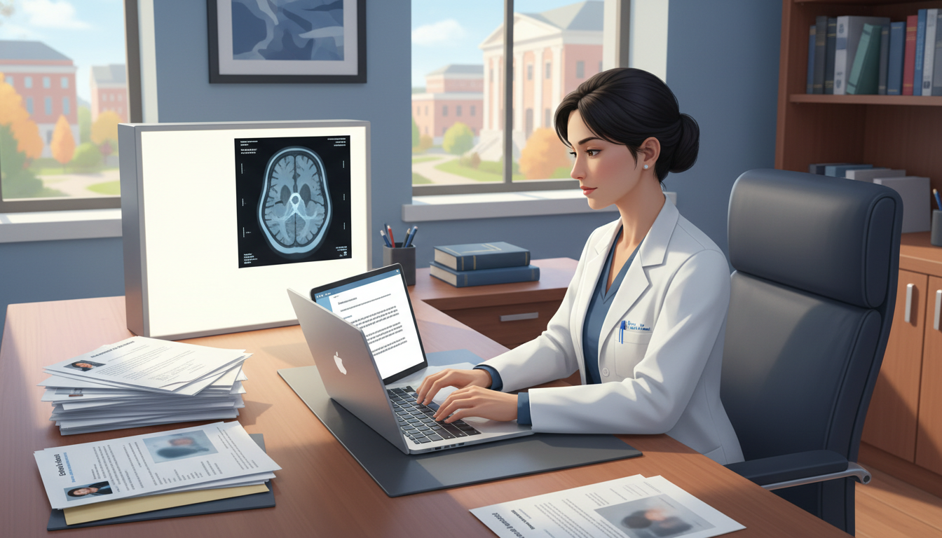 Neurology attending physician writing a residency letter of recommendation - neurology residency for Letters of Recommendatio