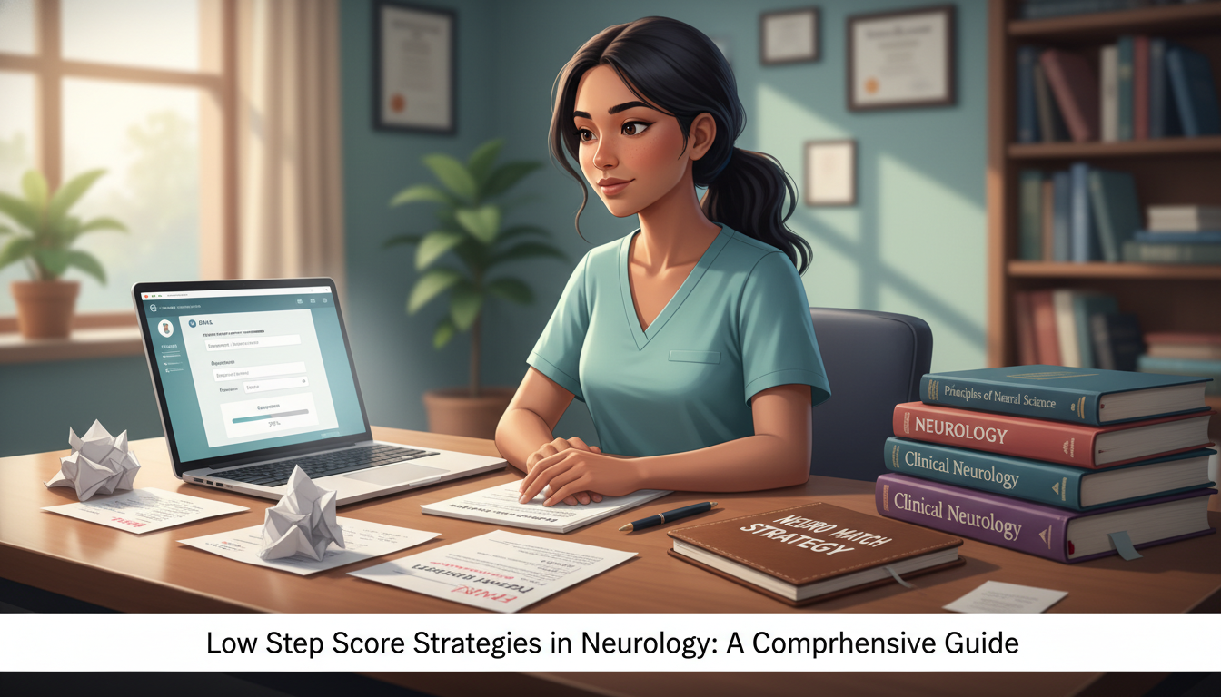 Neurology residency applicant preparing ERAS application - neurology residency for Low Step Score Strategies in Neurology: A