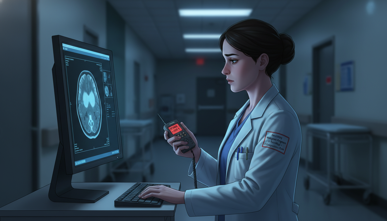 Neurology resident on call handling stroke alerts in hospital Neurology resident on call handling stroke alerts in hospital - neurology residency for Identifying Malignant Programs in Neu