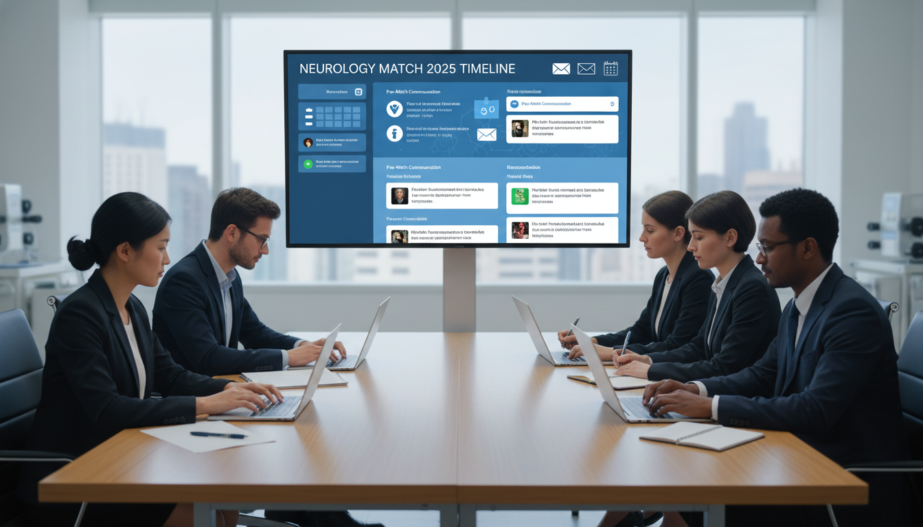 Pre-Match Communication Guide for Neurology Residency Applicants