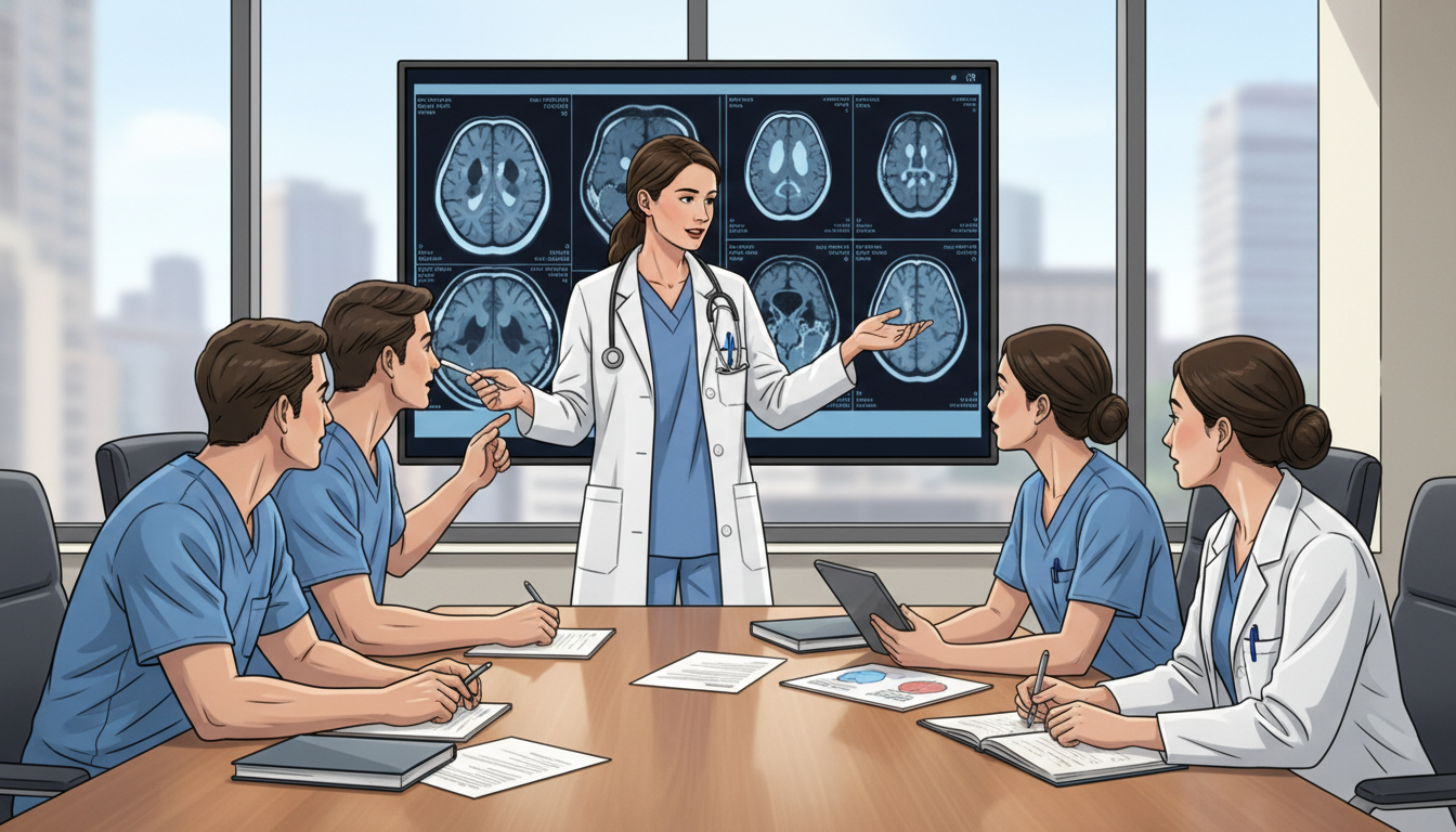 Neurology residents and attending in teaching conference - neurology residency for Program Selection Strategy in Neurology: A