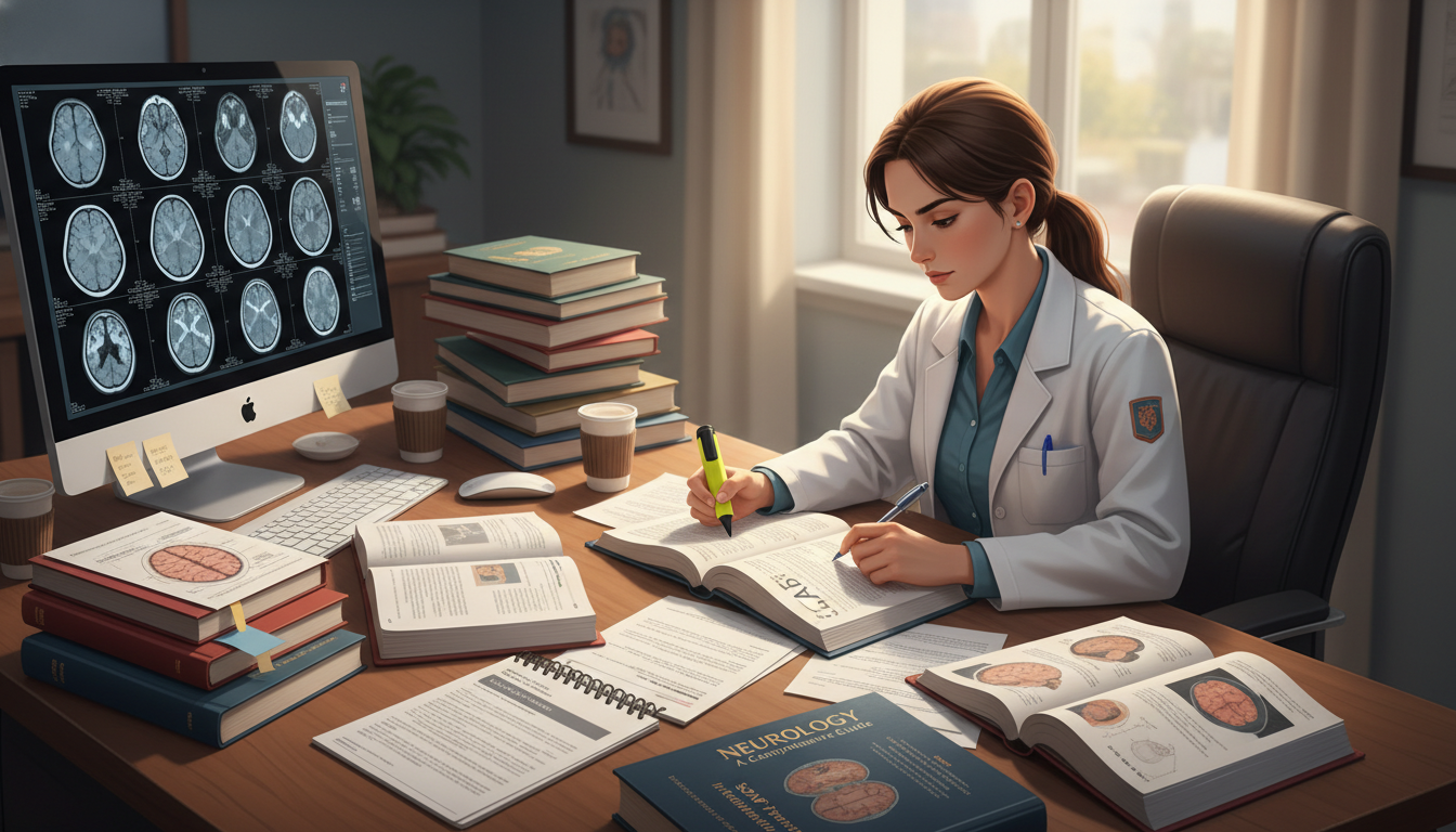 Medical student preparing SOAP documents for neurology - neurology residency for SOAP Preparation in Neurology: A Comprehensi