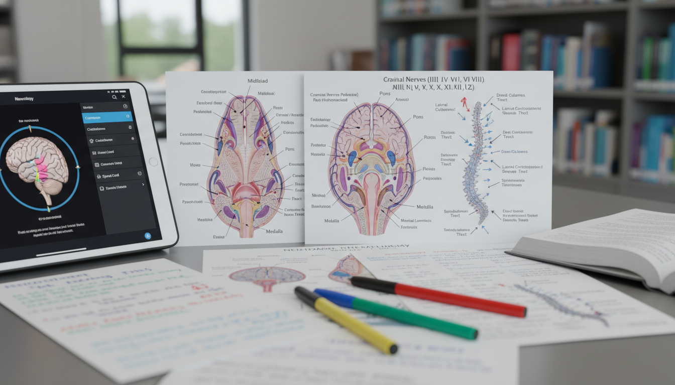 Annotated neuroanatomy diagrams for USMLE Step 1 Annotated neuroanatomy diagrams for USMLE Step 1 - neurology residency for USMLE Step 1 Preparation in Neurology: A Comprehen