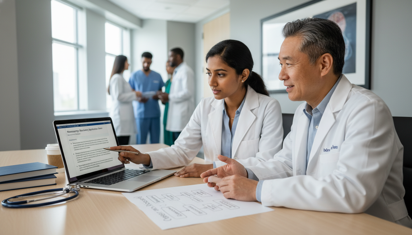 Medical student meeting with a neurosurgery mentor for career guidance Medical student meeting with a neurosurgery mentor for career guidance - neurosurgery residency for Choosing a Medical Specia