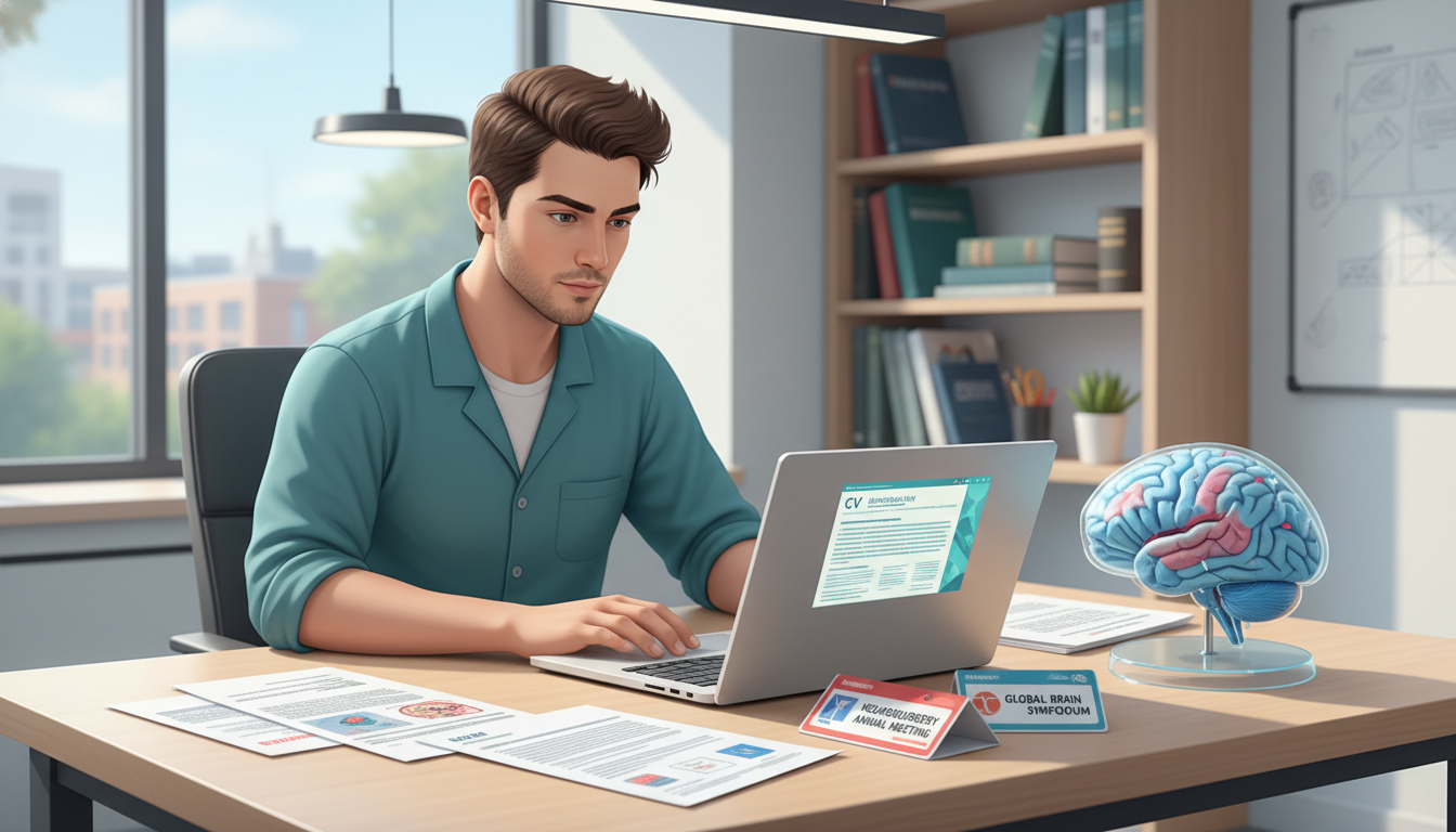 Medical student organizing neurosurgery CV and research documents Medical student organizing neurosurgery CV and research documents - neurosurgery residency for CV Building in Neurosurgery: A