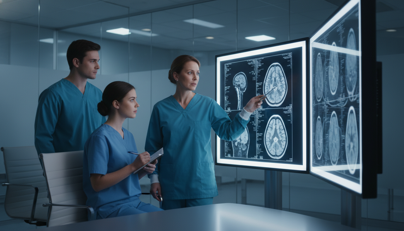 Neurosurgery team briefing with student observer Neurosurgery team briefing with student observer - neurosurgery residency for Medical Shadowing Experience in Neurosurgery: A