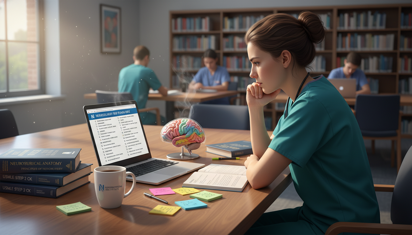Medical student preparing for neurosurgery exams and remediation Medical student preparing for neurosurgery exams and remediation - neurosurgery residency for Addressing Red Flags in Neurosu