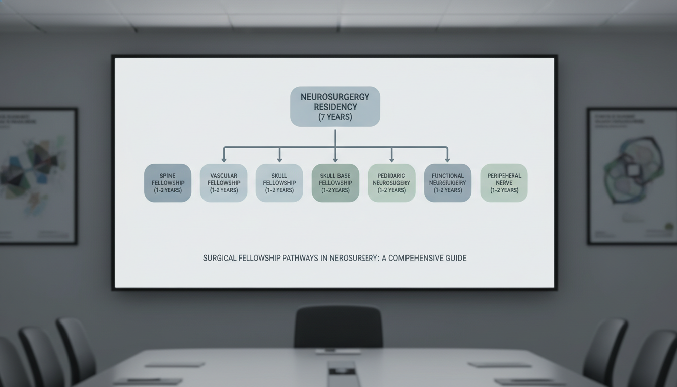 Diagram of neurosurgery fellowship pathways and subspecialties - neurosurgery residency for Surgical Fellowship Pathways in N