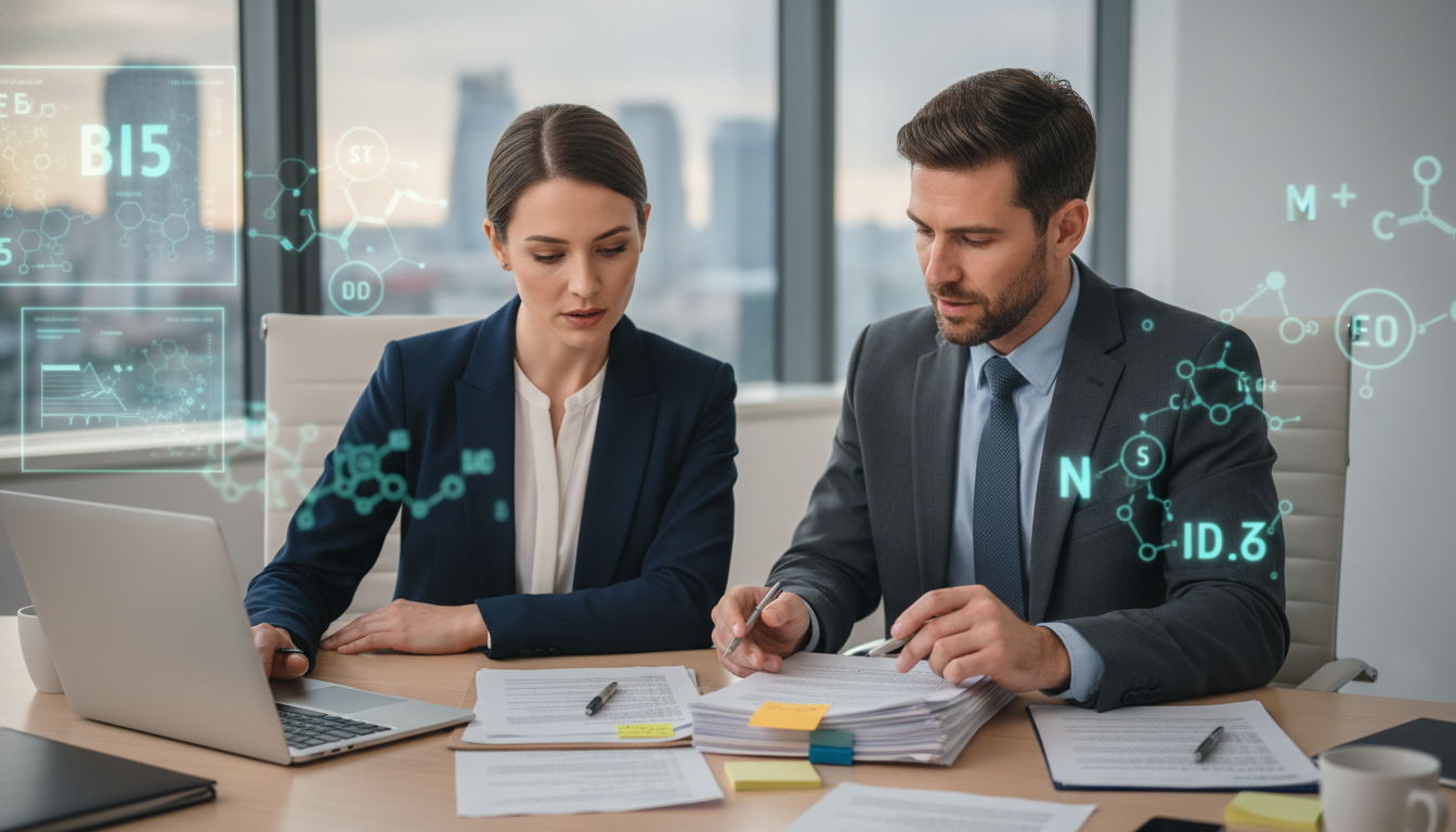 Physician and healthcare attorney reviewing a contract together Physician and healthcare attorney reviewing a contract together - nuclear medicine residency for Physician Contract Negotiati