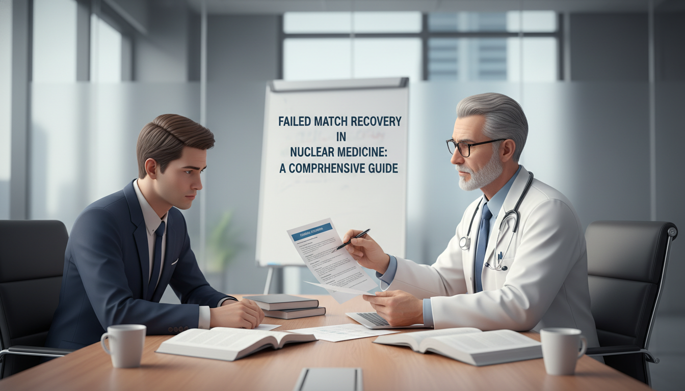 Nuclear medicine applicant meeting with mentor after an unsuccessful match Nuclear medicine applicant meeting with mentor after an unsuccessful match - nuclear medicine residency for Failed Match Reco