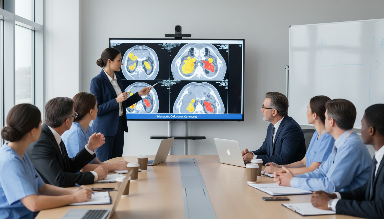 Resident presenting nuclear medicine case at tumor board - nuclear medicine residency for Common Interview Questions in Nucle