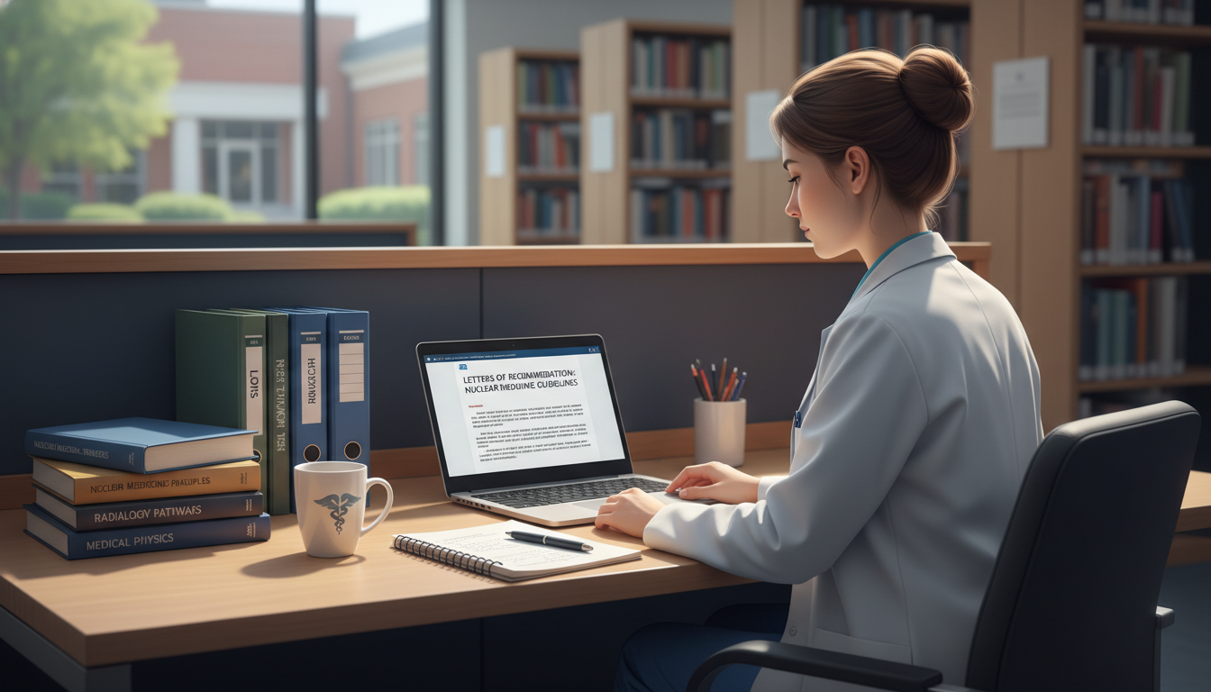 Medical student preparing a letters of recommendation packet Medical student preparing a letters of recommendation packet - nuclear medicine residency for Letters of Recommendation in Nu