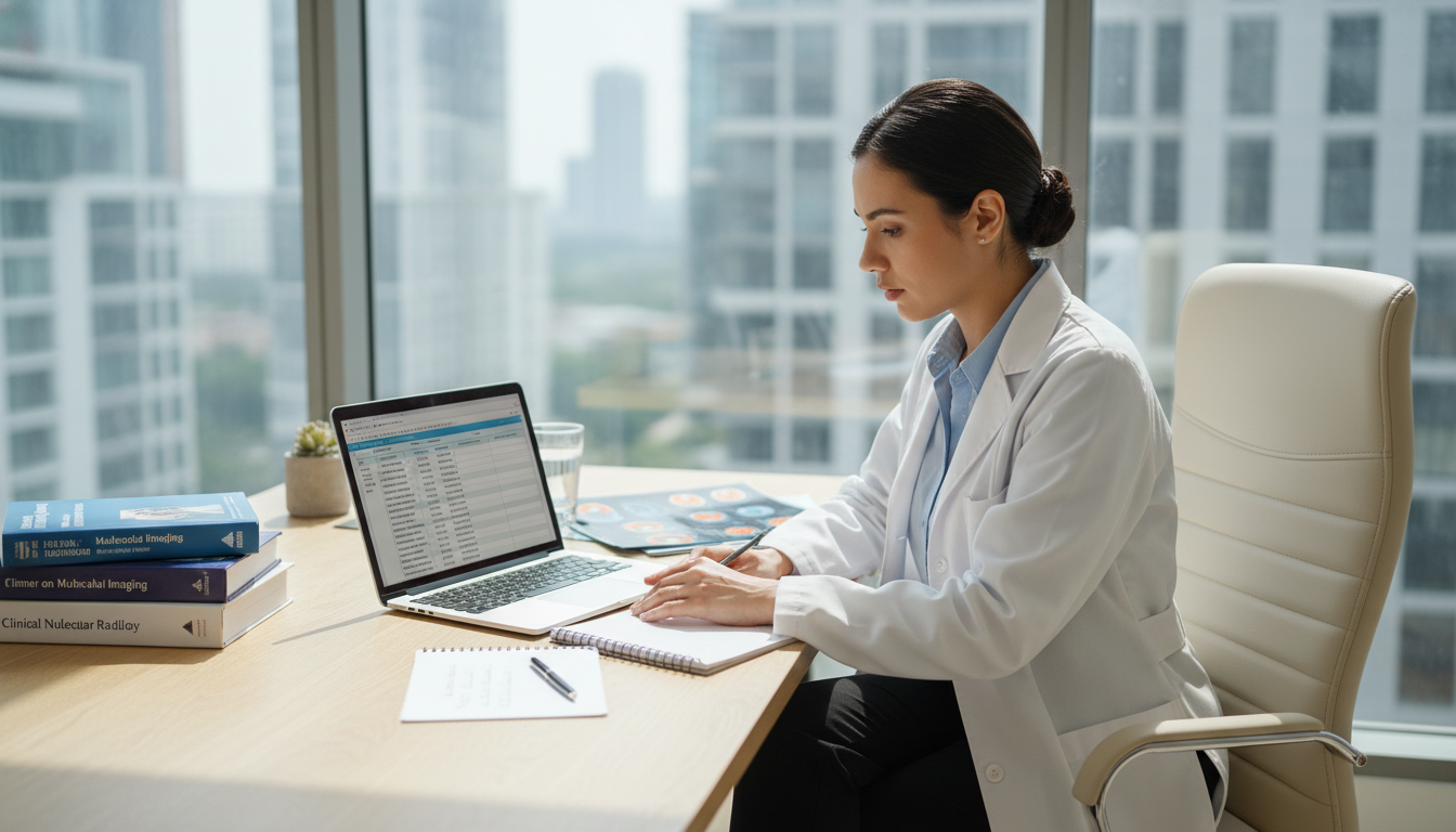 Applicant reviewing nuclear medicine residency program list - nuclear medicine residency for Program Selection Strategy in Nu