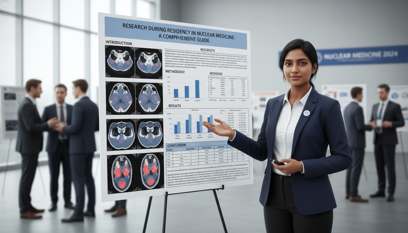 Nuclear medicine resident presenting research findings Nuclear medicine resident presenting research findings - nuclear medicine residency for Research During Residency in Nuclear