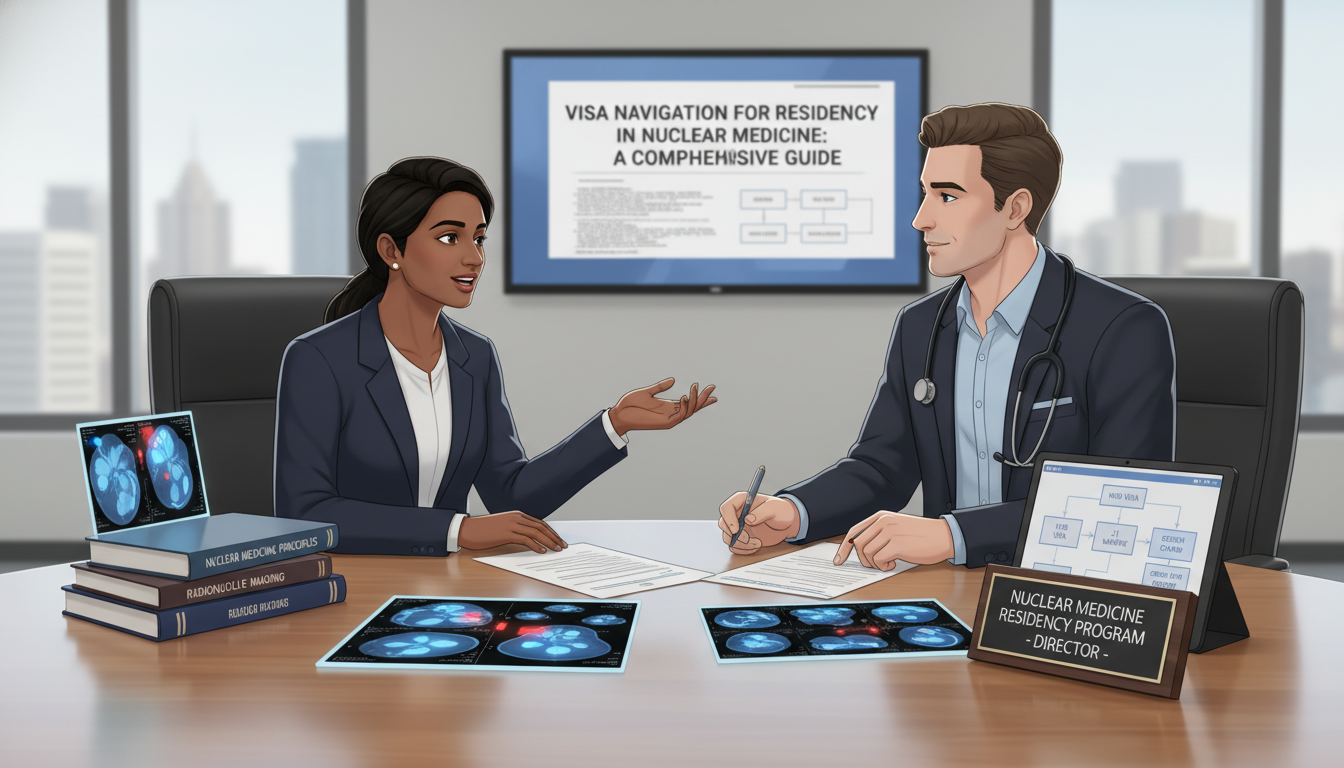 International medical graduate interviewing for nuclear medicine residency and discussing visa options International medical graduate interviewing for nuclear medicine residency and discussing visa options - nuclear medicine res