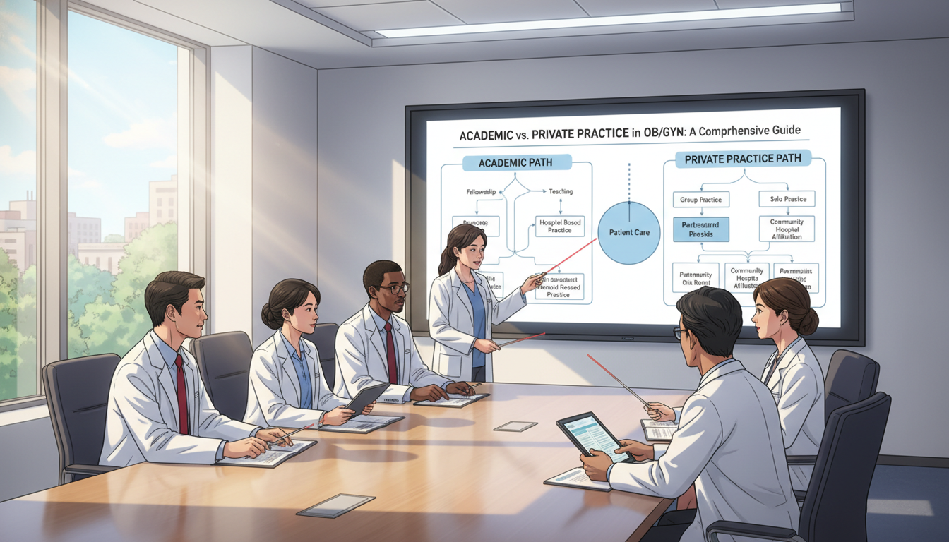 Choosing Your Path: Academic vs Private Practice in OB GYN Residency