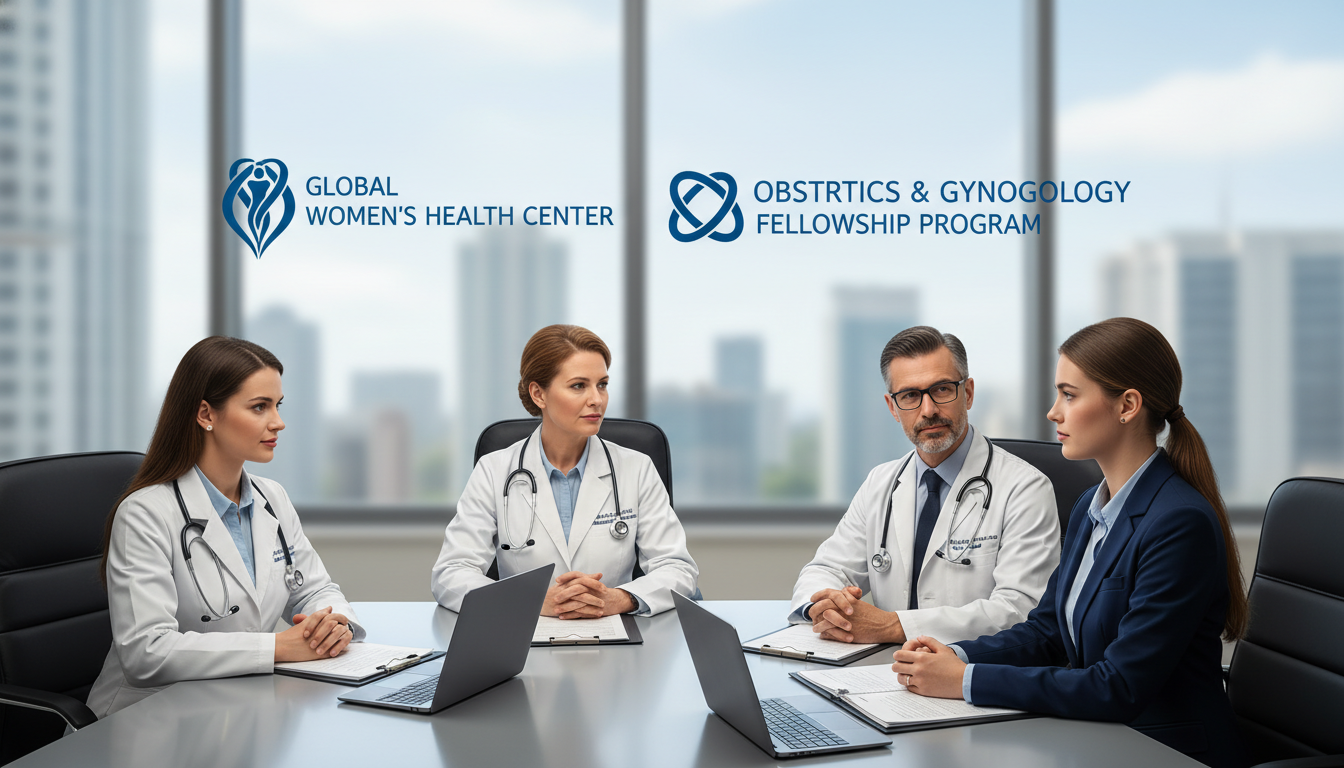OB GYN fellowship interview panel with applicant OB GYN fellowship interview panel with applicant - OB GYN residency for Fellowship Application Strategy in Obstetrics & Gynec