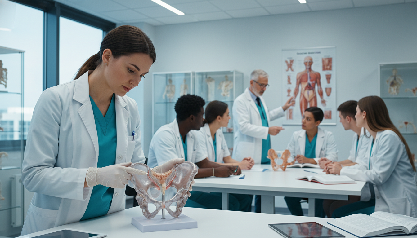 Female pelvic anatomy teaching in a medical school anatomy lab Female pelvic anatomy teaching in a medical school anatomy lab - OB GYN residency for Surviving First Year of Med School in O