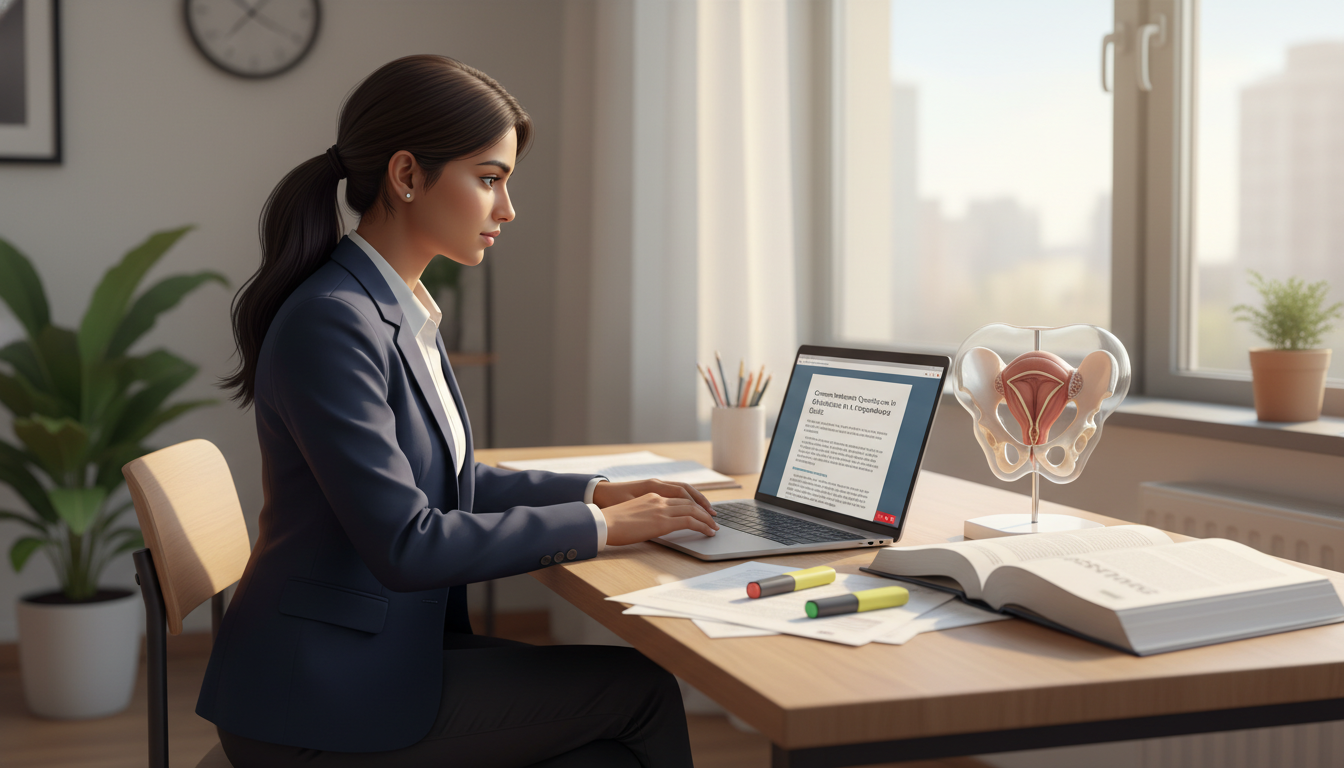 Medical student practicing OB GYN residency interview - OB GYN residency for Common Interview Questions in Obstetrics & Gynec