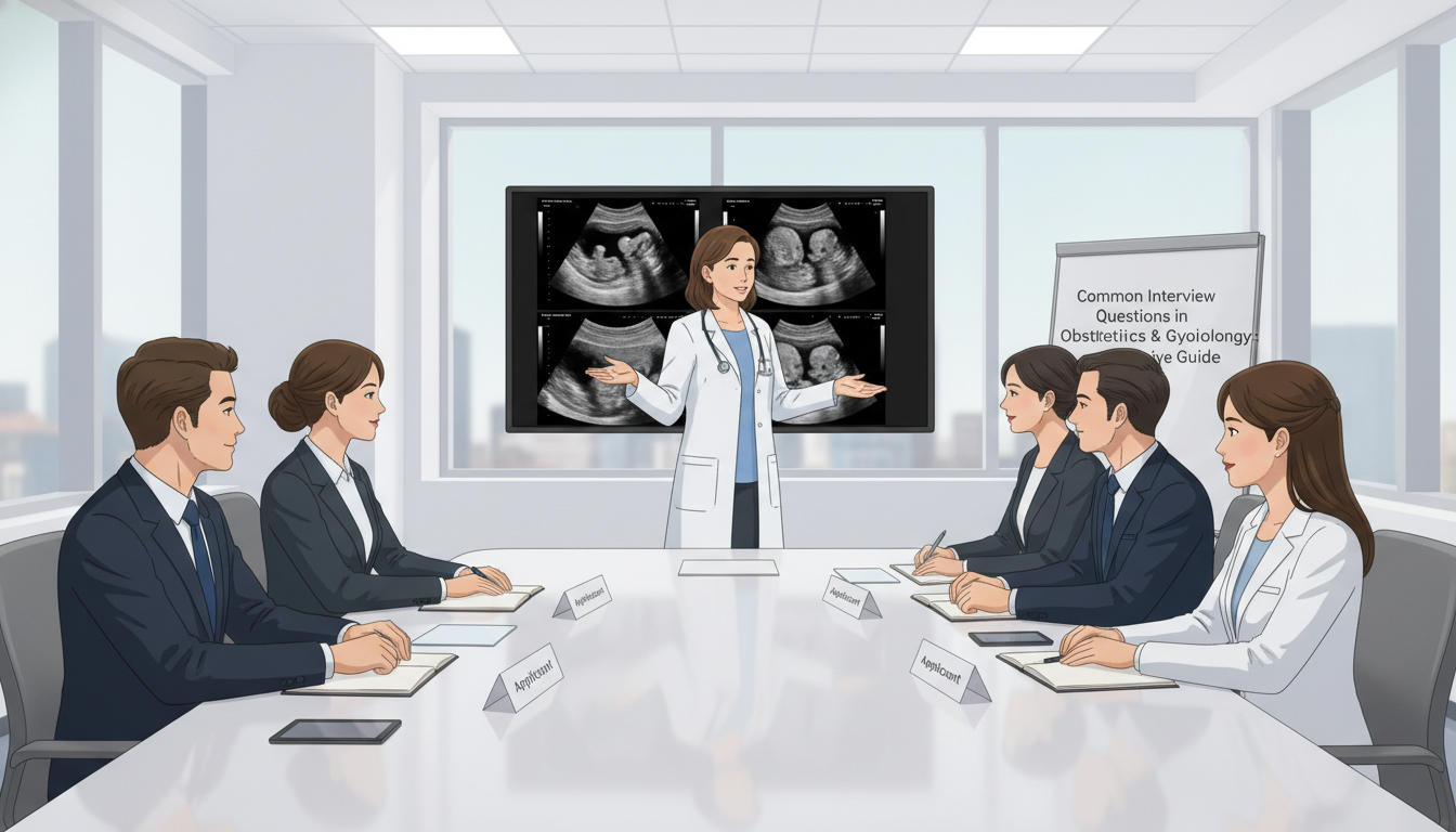 Residency interview day in an academic OB GYN department - OB GYN residency for Common Interview Questions in Obstetrics & Gy