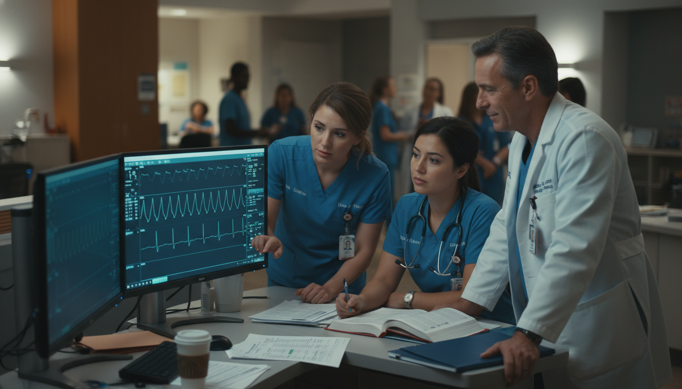 OB GYN residents working overnight on labor and delivery unit OB GYN residents working overnight on labor and delivery unit - OB GYN residency for Identifying Malignant Programs in Obstet