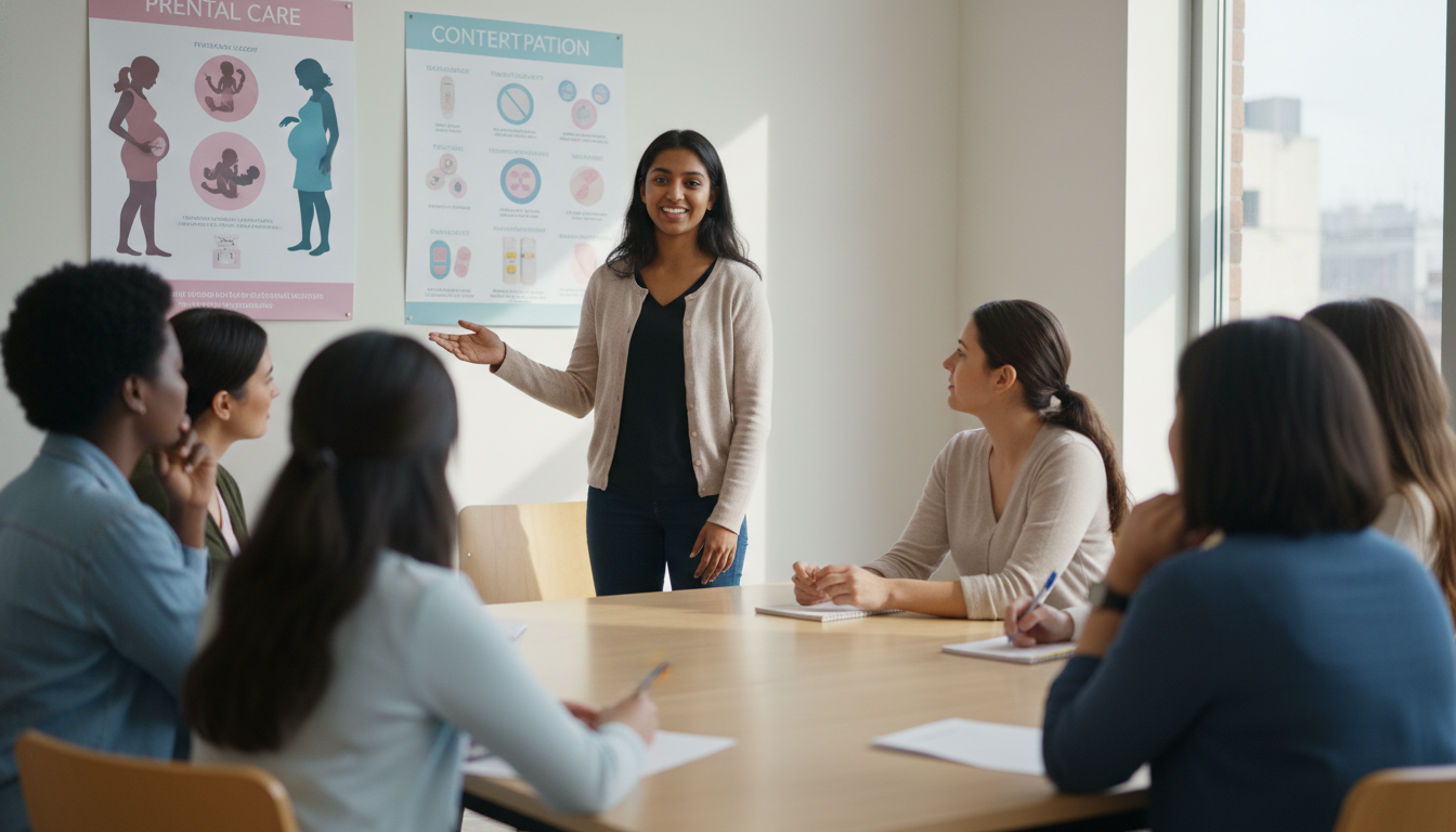 Premed involved in community women's health outreach - OB GYN residency for Pre-Med Preparation in Obstetrics & Gynecology: A