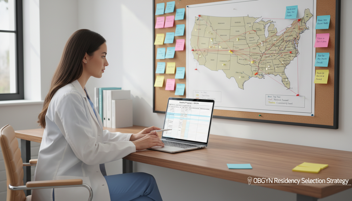 Medical Student Planning OB GYN Residency Application List - OB GYN residency for Program Selection Strategy in Obstetrics &