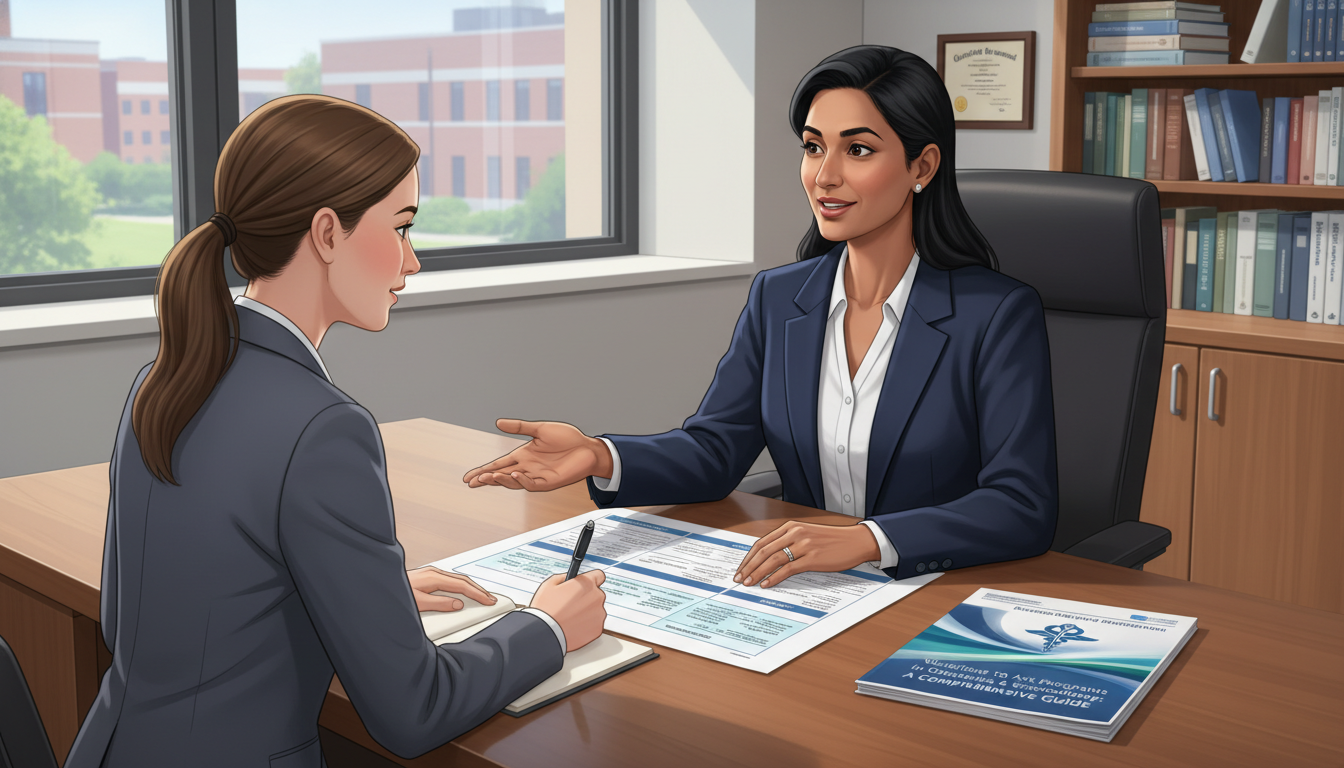 Program director discussing OB GYN residency program with applicant - OB GYN residency for Questions to Ask Programs in Obste