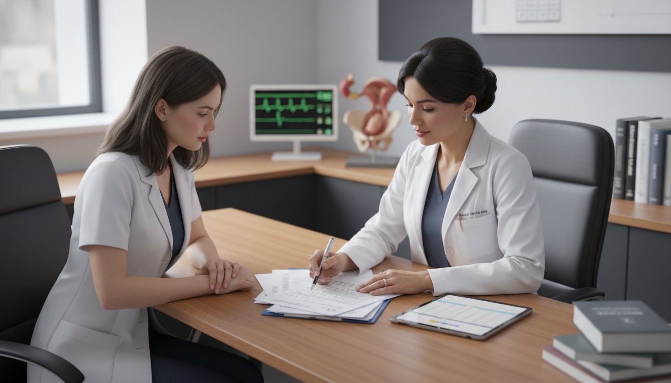 Resident and attending in OB GYN discussing SOAP strategy - OB GYN residency for SOAP Preparation in Obstetrics & Gynecology: