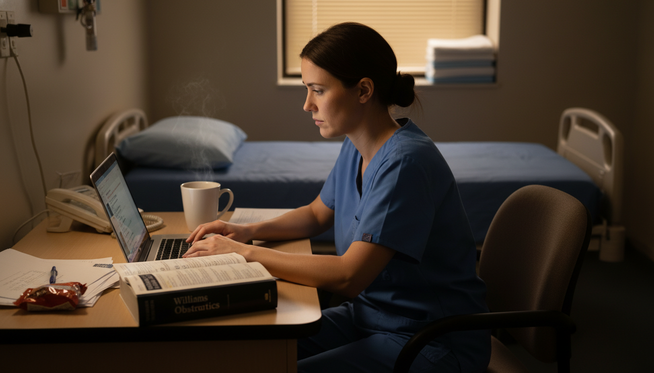 OB GYN resident taking a break to do USMLE Step 3 questions - OB GYN residency for USMLE Step 3 Preparation in Obstetrics & G